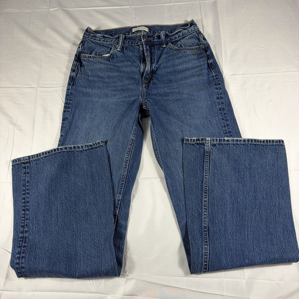 AE77 Vintage Flare Jeans Womens 25 Blue Organic Cotton High Rise Denim